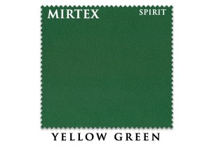 Сукно для бильярда Mirtex Spirit Yellow-Green 200 см.