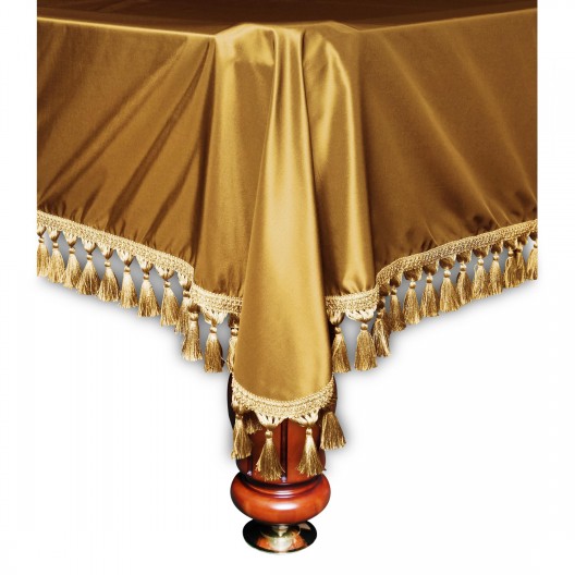 Покрывало для бильярдного стола Венеция 12 ф., шёлк, темно-золотое