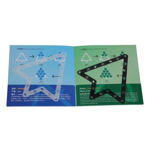 Набор треугольников для пула Magic Rack Sheet под шары ø57,2 мм., 6 шт.