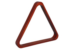 Треугольник для русского бильярда Classic дуб коричневый под шары ø60,3 мм.