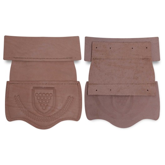 Пелерины для луз пирамида DeLuxe светло-коричневая кожа 6 шт.