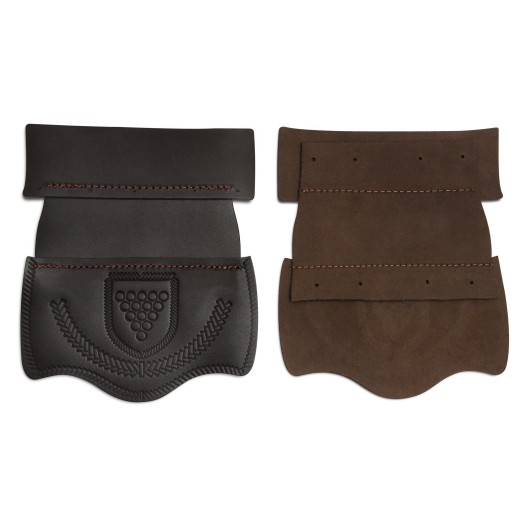 Пелерины для луз пирамида DeLuxe черная кожа 6 шт.