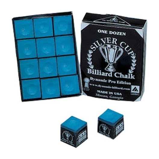 Більярдна крейда Silver Cup Dynamic Pro синій 1 шт.