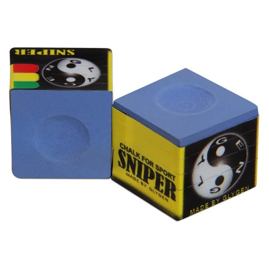 Бильярдный мел Sniper Blue 1 шт.