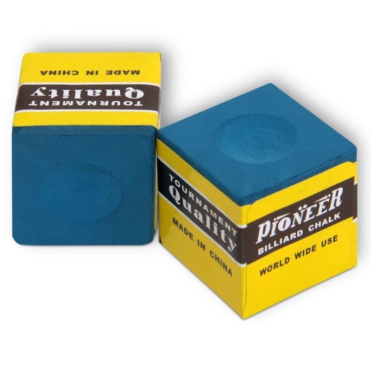 Бильярдный мел Pioneer синий 144 шт.