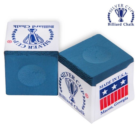 Бильярдный мел Silver Cup синий 144 шт.