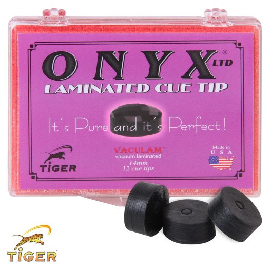 Наклейка для кия Tiger Onyx LTD Medium ø14 мм средняя 1 шт.