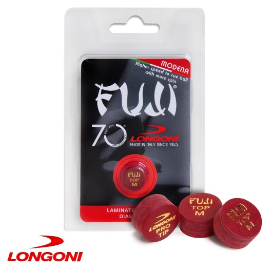 Наклейка для кия Longoni Fuji Modena Medium ø14 мм средняя 1 шт.