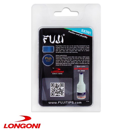 Наклейка для кию Longoni Fuji Sultan Medium ø14 мм середня 1 шт.