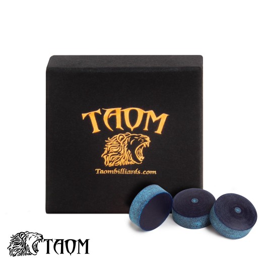 Наклейка для кия Taom 2.0 Break&Jump Blue ø14 мм сверх-жёсткая 1 шт.