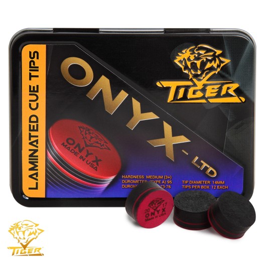 Наклейка для кия Tiger Onyx LTD Medium ø13 мм средняя 1 шт.