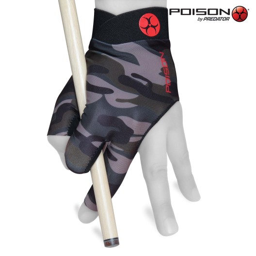 Бильярдная перчатка Poison Camo Green L