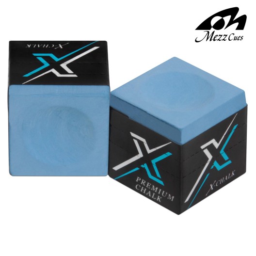 Бильярдный мел Mezz Exceed X-Chalk Blue 1 шт.