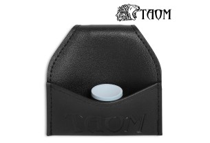 Пенал для крейди Taom Chalk Bag чорний шкіряний
