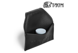 Пенал для крейди Taom Chalk Bag чорний шкіряний