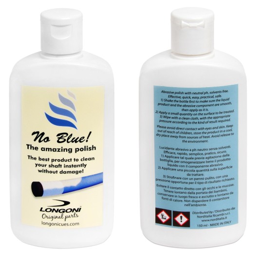 Средство для чистки и полировки кия Longoni No Blue 150 мл.