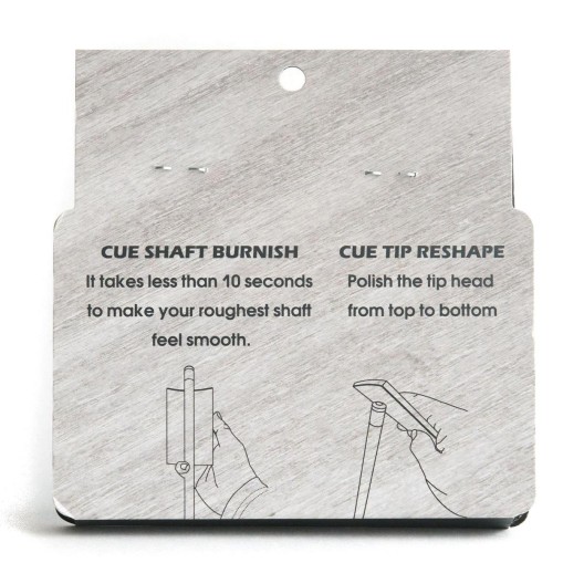 Губка для чищення кию та обробки наклейки Cue Burnish & Tip Reshape
