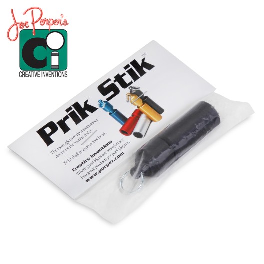 Инструмент-брелок для перфорации наклейки Joe Porper's Prik Stik Black