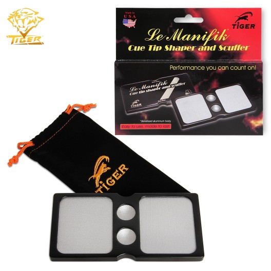 Инструмент для обработки наклейки Tiger Le Manific Cue Tip Shaper & Scuffer