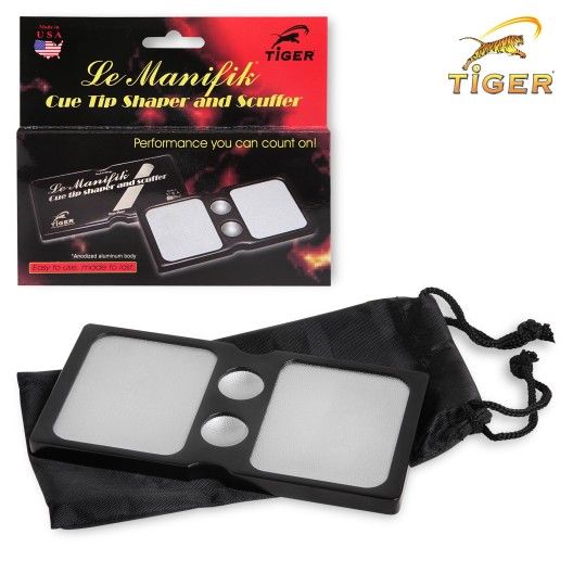 Инструмент для обработки наклейки Tiger Le Manific Cue Tip Shaper & Scuffer