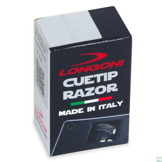 Инструмент для подрезания боков наклейки Longoni Cue Tip Razor 2 in 1