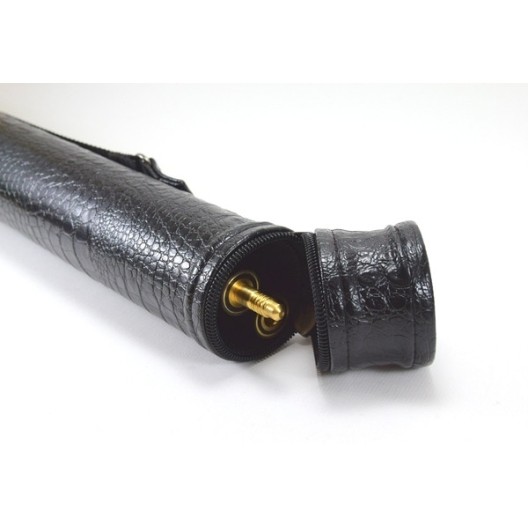 Тубус для бильярдного кия Croco без кармана, 1х1 чёрный