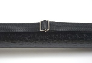 Тубус для бильярдного кия Croco без кармана, 1х1 чёрный