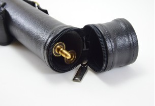 Тубус для бильярдного кия Eliot с карманом на кнопке, 1х1 чёрный