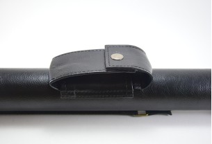 Тубус для бильярдного кия Eliot с карманом на кнопке, 1х1 чёрный