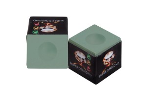 Більярдна крейда Super Diamond Green зелена 1 шт.