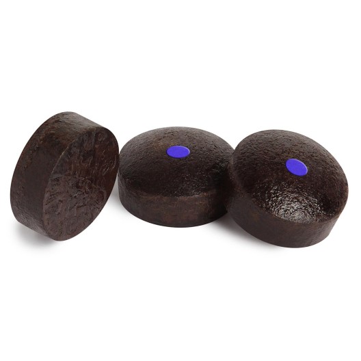 Наклейка для кия Super Diamond Press синяя ø13 мм жёсткая 1 шт.