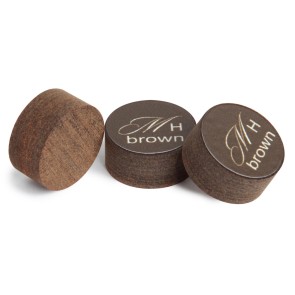 Наклейка для кия Александра Меписашвили M-H Brown ø13,5 мм средне-жёсткая 1 шт.