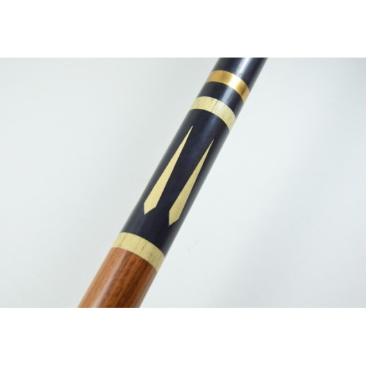 Бильярдный кий ручной работы Фараон черный граб, палисандр