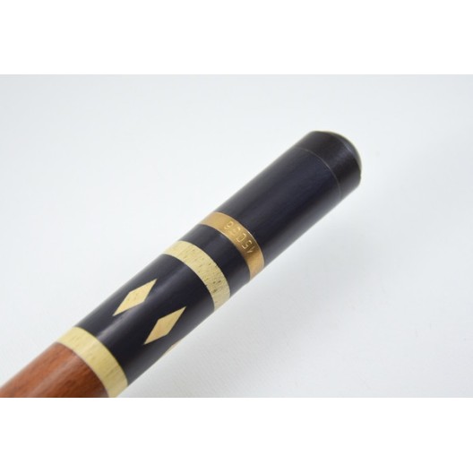 Більярдний кий ручної роботи Люкс чорний граб, палісандр