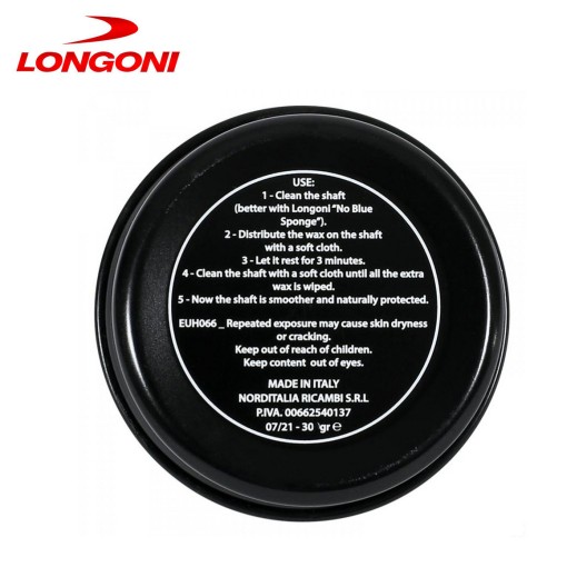 Воск для бильярдного кия Longoni Special Wax Black 30 г