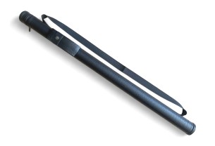 Тубус для бильярдного кия Eliot с карманом на кнопке, 1х1 чёрный