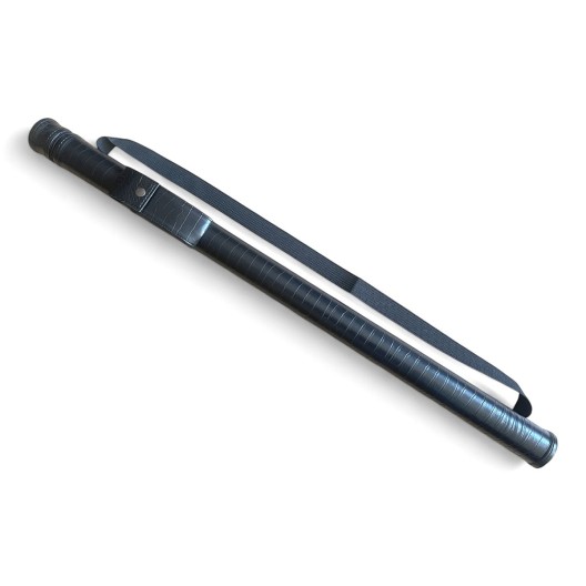 Тубус для бильярдного кия Croco с карманом на кнопке, 1х1 чёрный