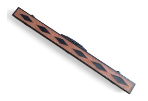 Кейс для бильярдного кия Montana, 1х1 чёрно-коричневый