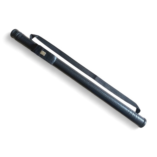 Тубус для бильярдного кия Croco с карманом на замке, 1х1 чёрный