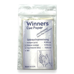 Набор микробумаги для чистки и полировки кия Winners Cue Paper 3 шт.