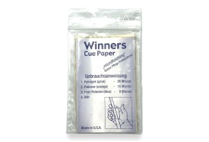 Набор микробумаги для чистки и полировки кия Winners Cue Paper 3 шт.