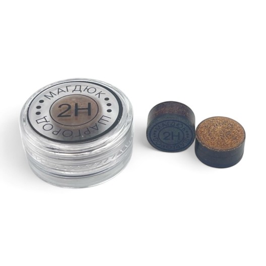 Наклейка для кия Григория Магдюка 2H с фиброй ø13 мм супер-жёсткая 1 шт.