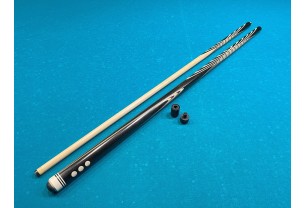 Більярдний кий ручної роботи Сітка, ебен