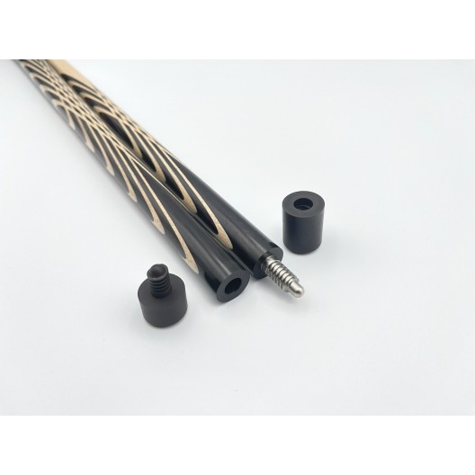 Більярдний кий ручної роботи Сітка, ебен