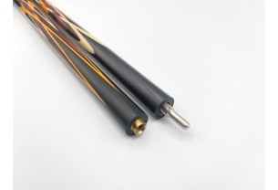 Бильярдный кий Тюльпан-Цветок чёрный граб, амарант, жёлтый граб