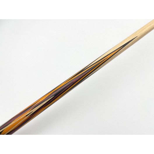 Бильярдный кий Тюльпан-Цветок чёрный граб, амарант, жёлтый граб