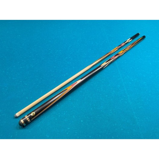 Бильярдный кий Тюльпан-Цветок чёрный граб, амарант, жёлтый граб