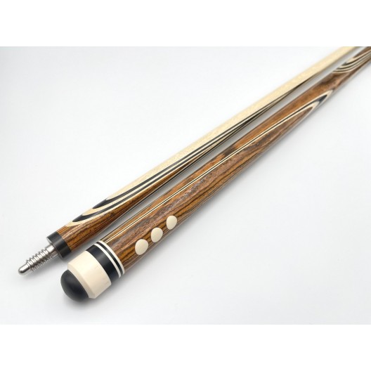 Більярдний кий ручної роботи Олімп напружений запив, бокоті, ебен