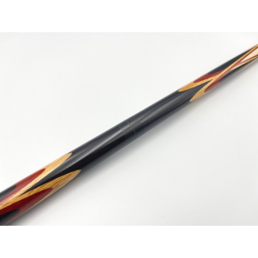 Бильярдный кий Тюльпан-Модерн чёрный граб, паддук, мовинга