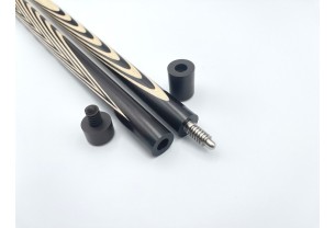 Більярдний кий ручної роботи Класик 6+10 чорний граб